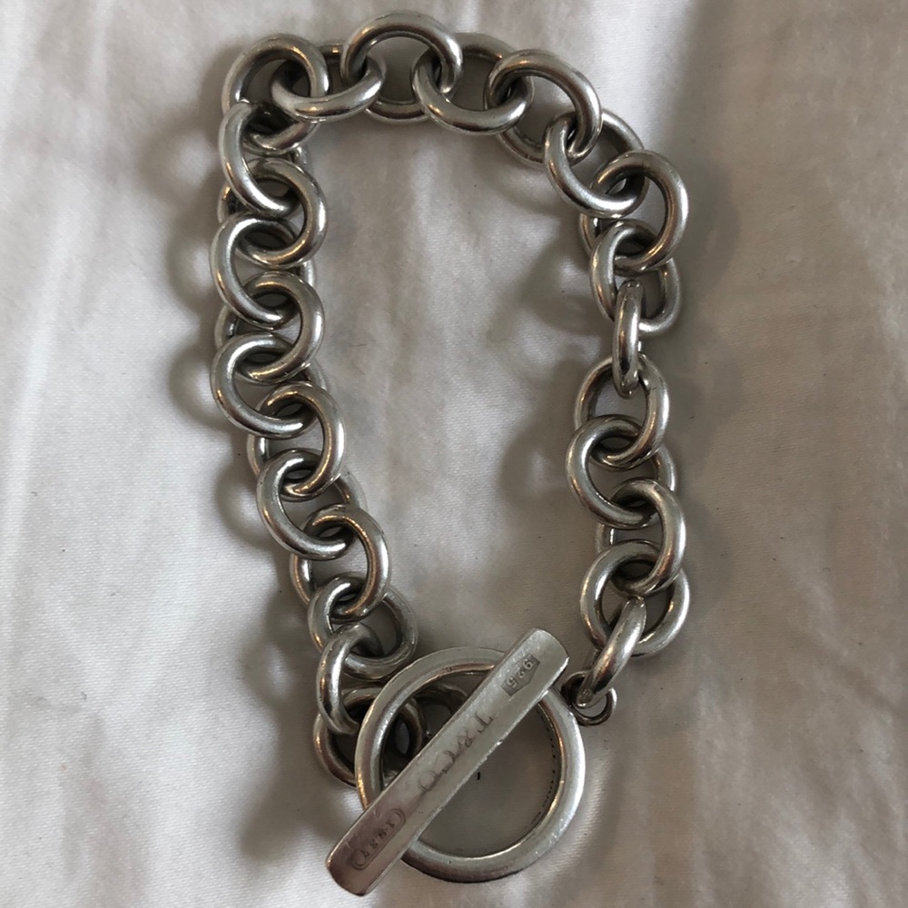 Tiffany & Co. sterling silver toggle bracelet